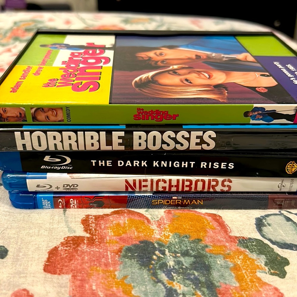 5 DVDs